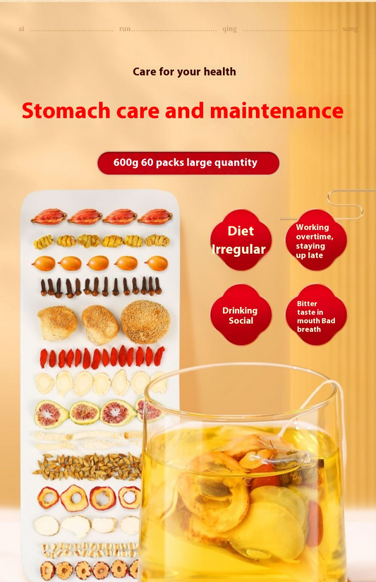 Stomach-Nourishing Herbal Tea: Chrysanthemum, Goji & Honeysuckle for Digestive Health