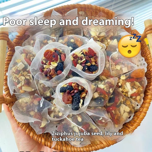 Sleeping tea, jujube kernel, lily and tuckahoe tea